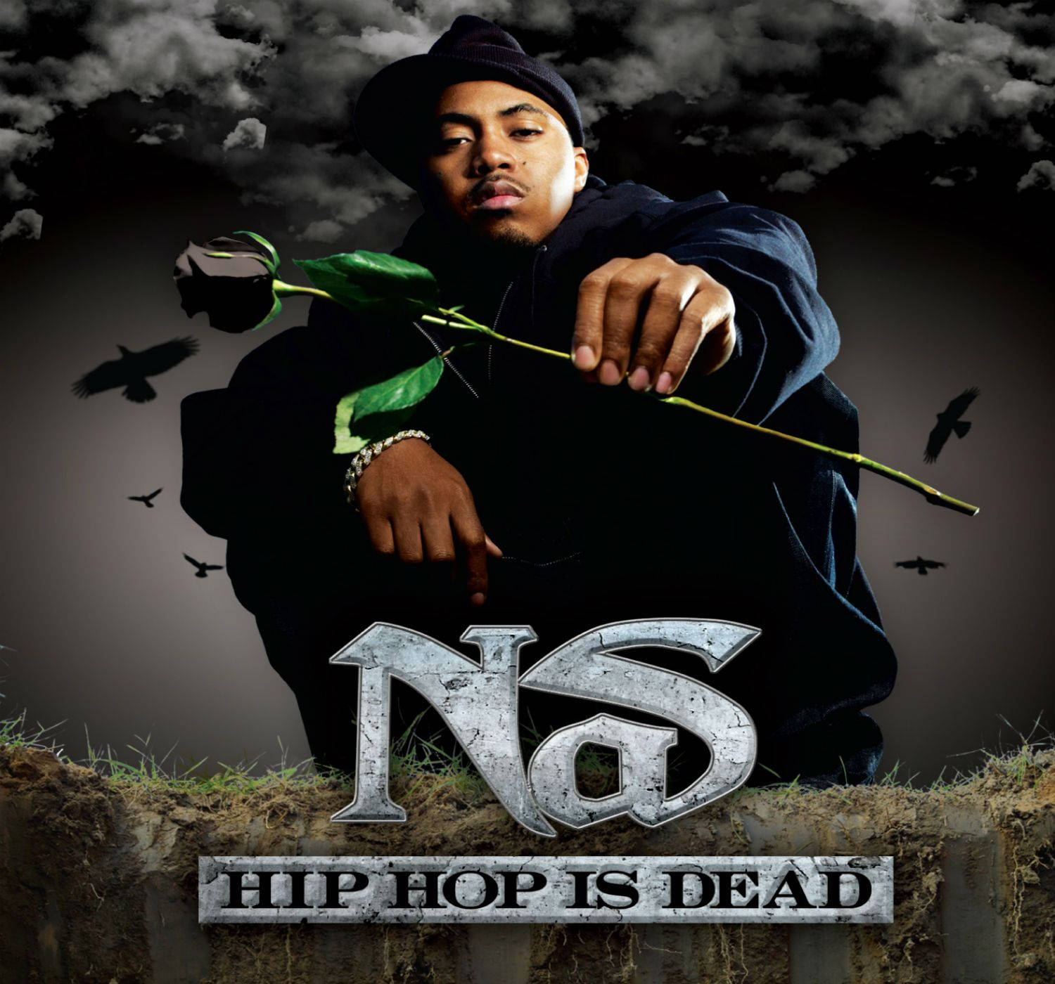Nas's Hip-hop er Død Poster Desktop Wallpaper: Wallpaper