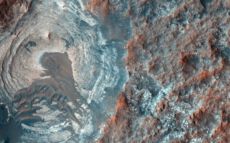 Nasa Æstetisk Foto Af Mars Wallpaper