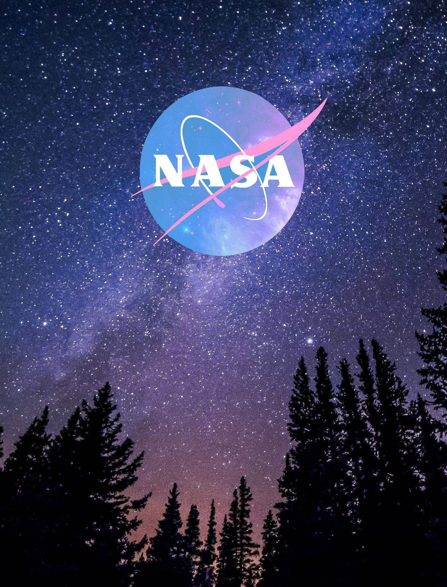 Nasa Aesthetic Logo Starry Night