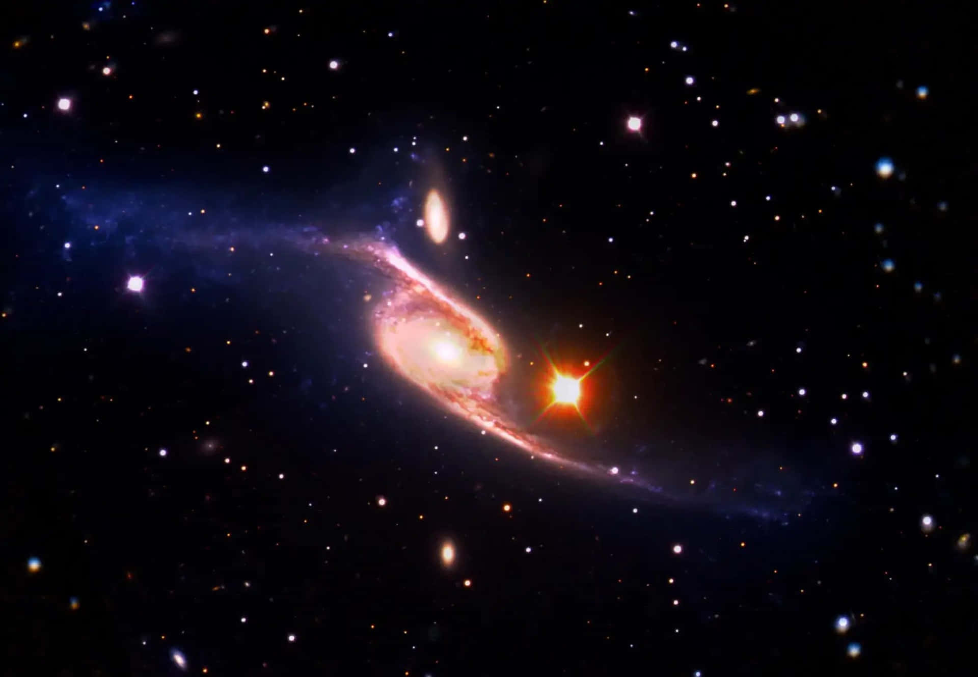 Envacker Bild På Vintergatan, Tagen Av Nasa-teleskopet.