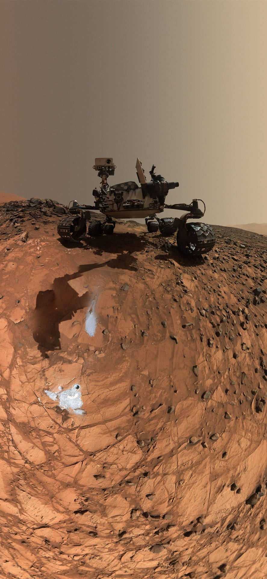 NASA Android Curiosity Wallpaper: Få det klassiske NASA Curiosity Rover-baggrundsdesign til din Androids skærm. Wallpaper