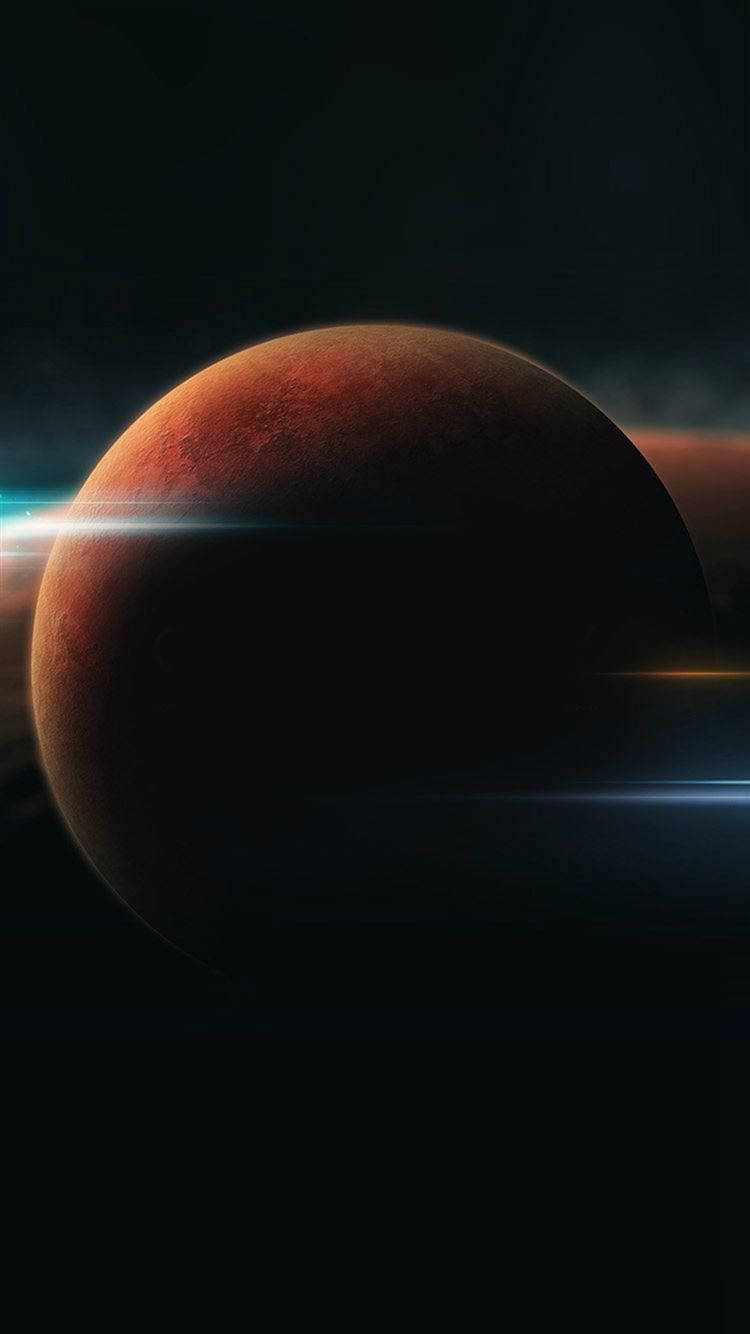 NASA iPhone Mars Dark Wallpaper
