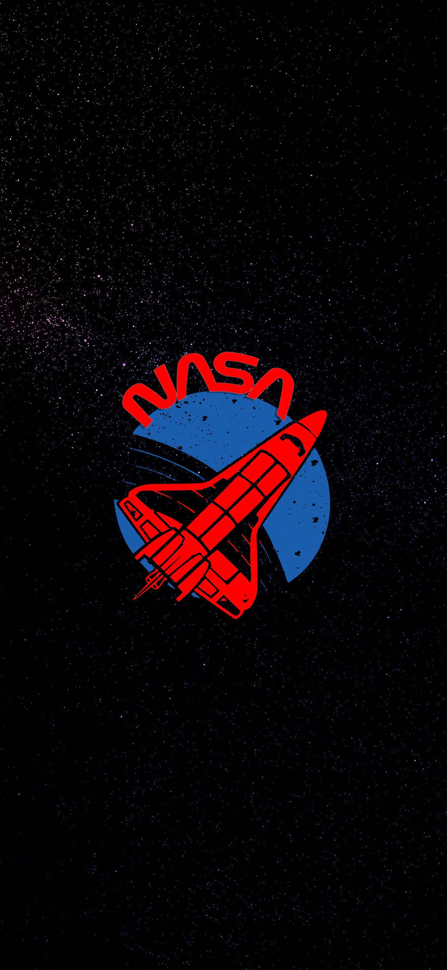 NASA iPhone Worm Space Shuttle Wallpaper