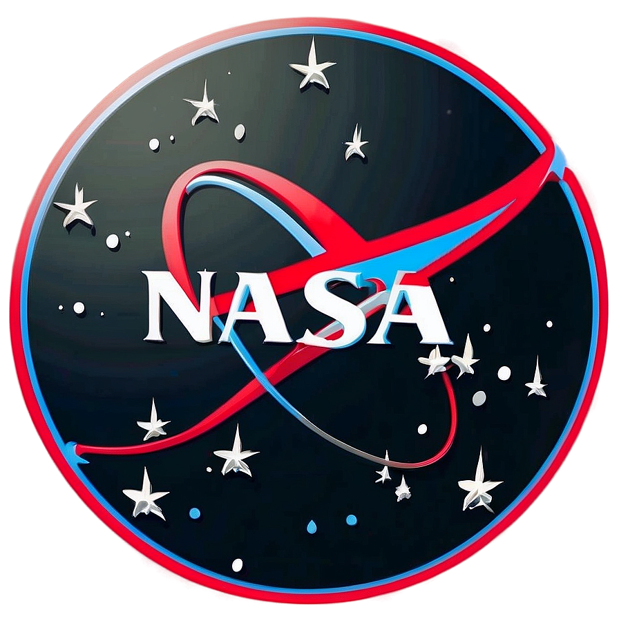 Download Nasa Logo With Galaxy Background Png Ukj47 | Wallpapers.com