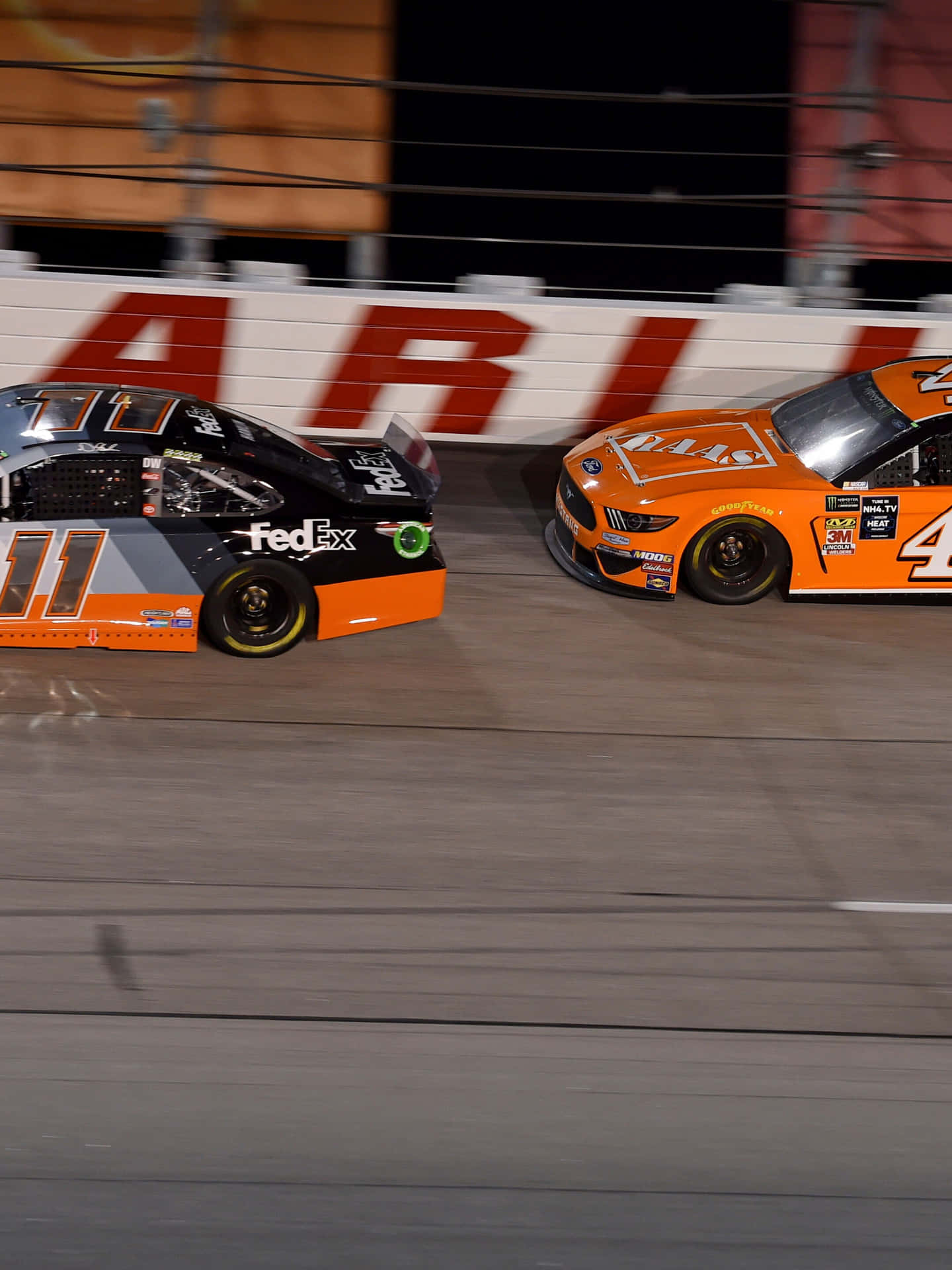 Feel the Thrills of NASCAR Racing with an iPhone Wallpaper
