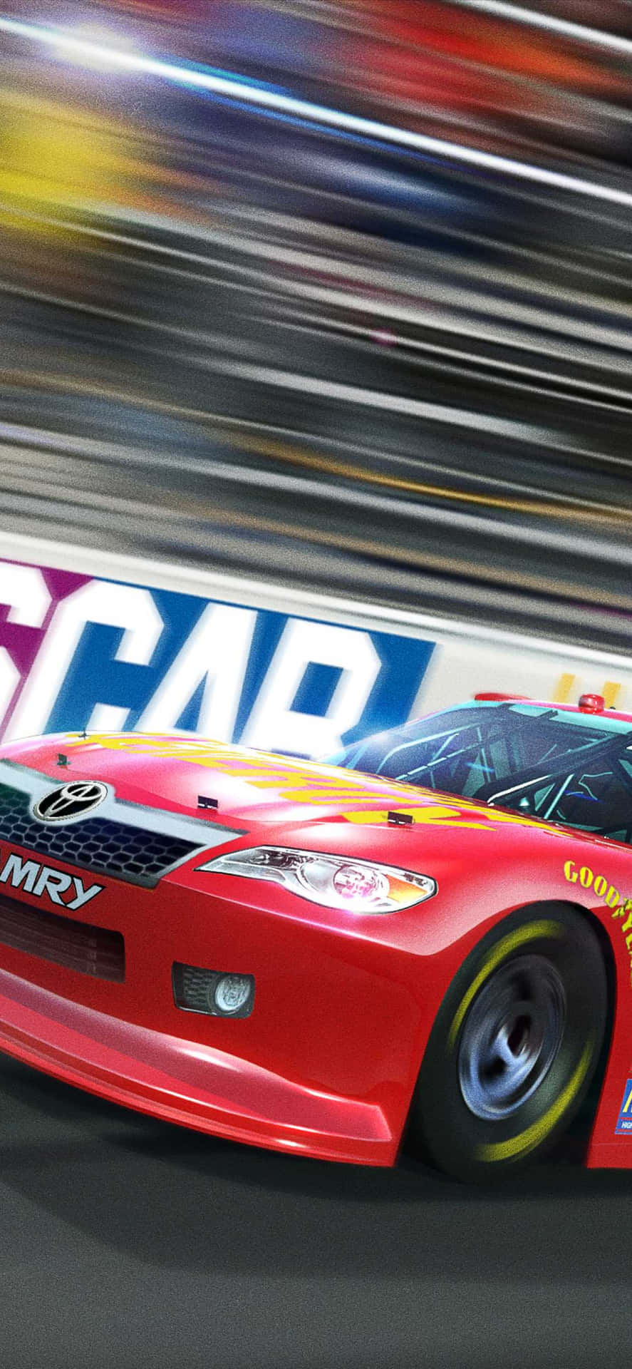 Get your Nascar racing fun on the go with the Iphone Wallpaper