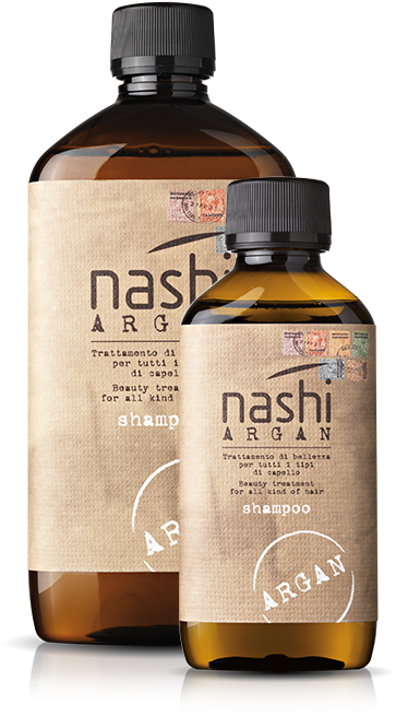 Nashi Argan Shampoo Bottles PNG