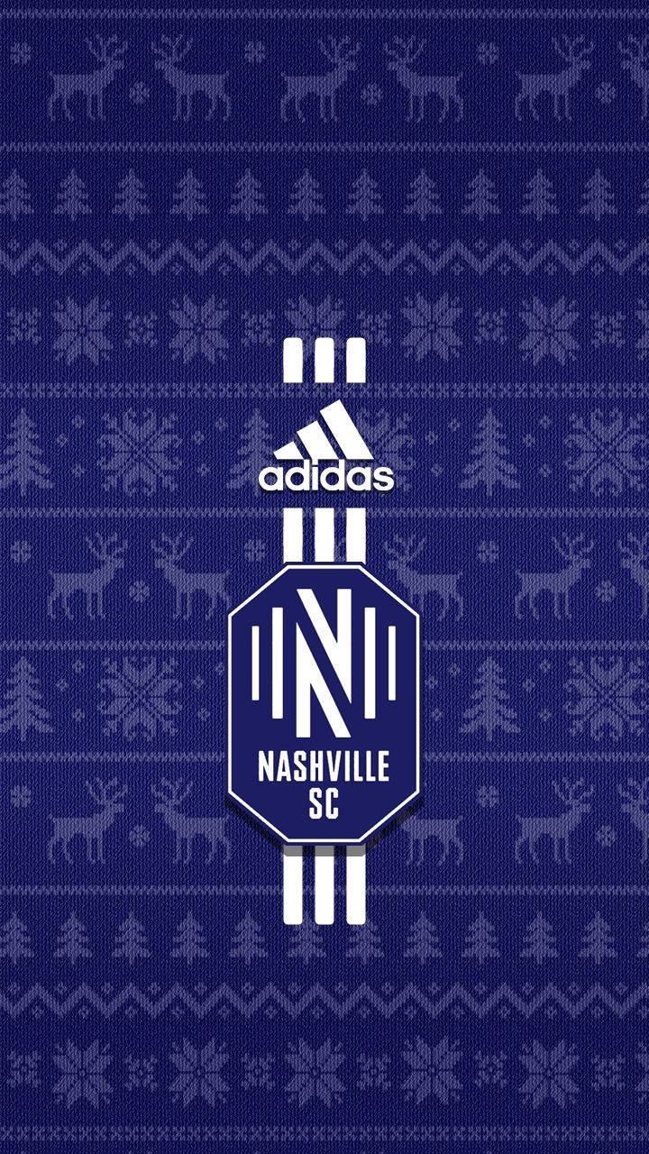 Nashville SC Adidas Insignia: Fra et designperspektiv synes dette tapet at tage den typiske Adidas stil og transportere det til pc'ens hjemmebane. Wallpaper