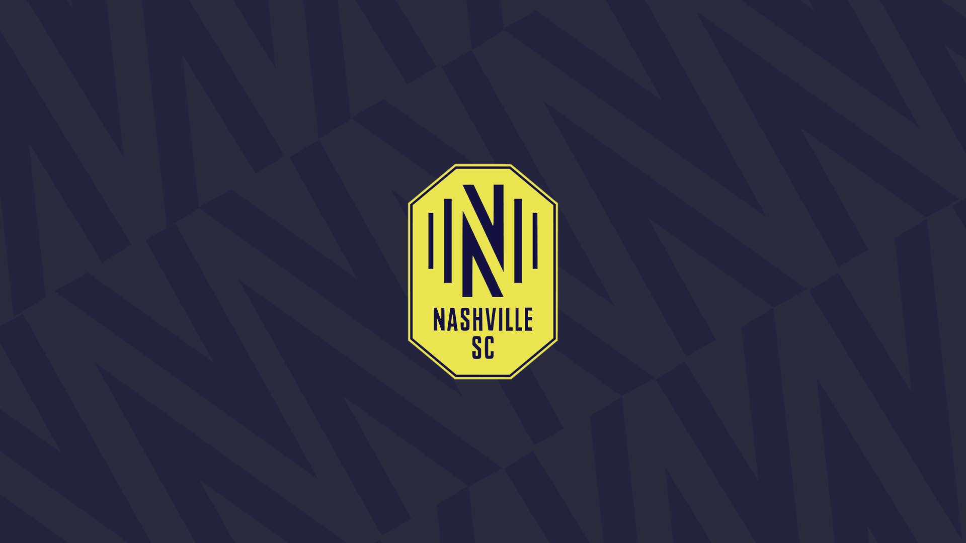 Nashville SC Emblem Tapet: Fremhæv din kærlighed til Nashville SC helt i gammeldags stil. Wallpaper