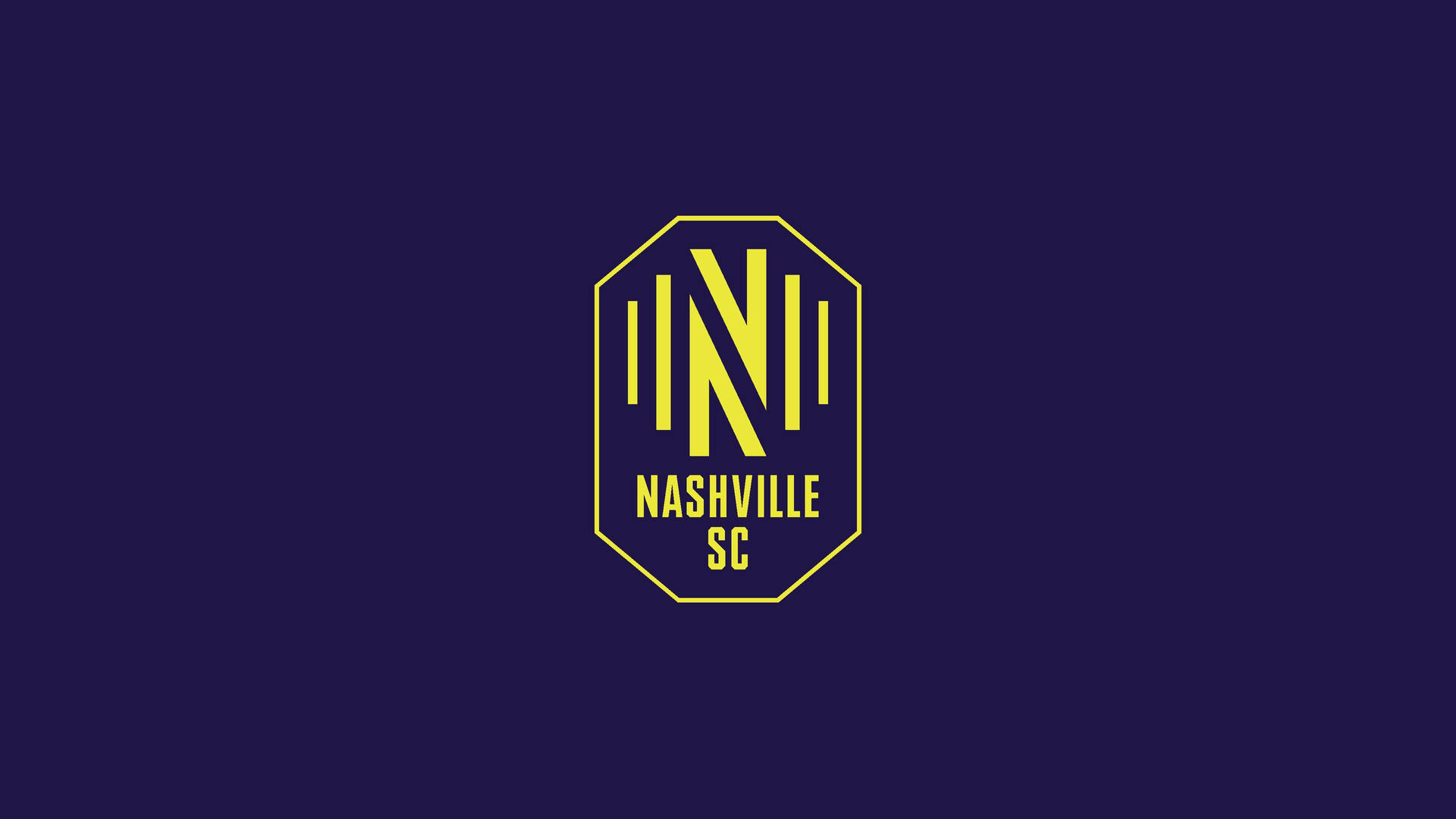 Nashville SC Lydbølger Logo Tapet Wallpaper