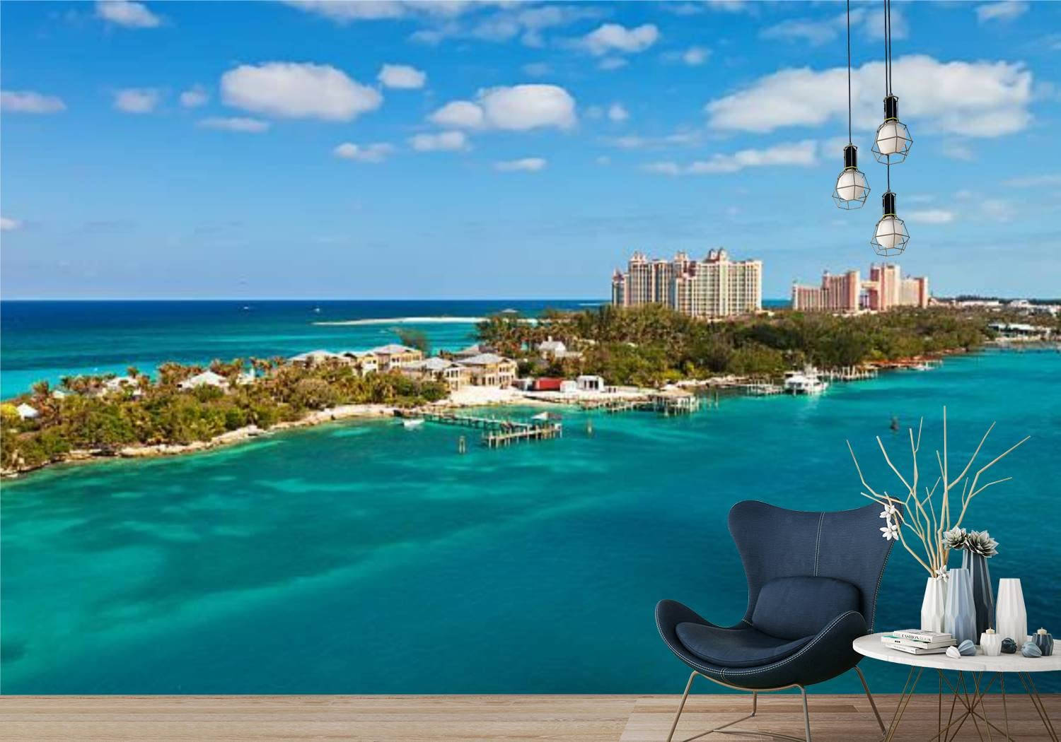 Nassau Bahamas Black Chair Wallpaper