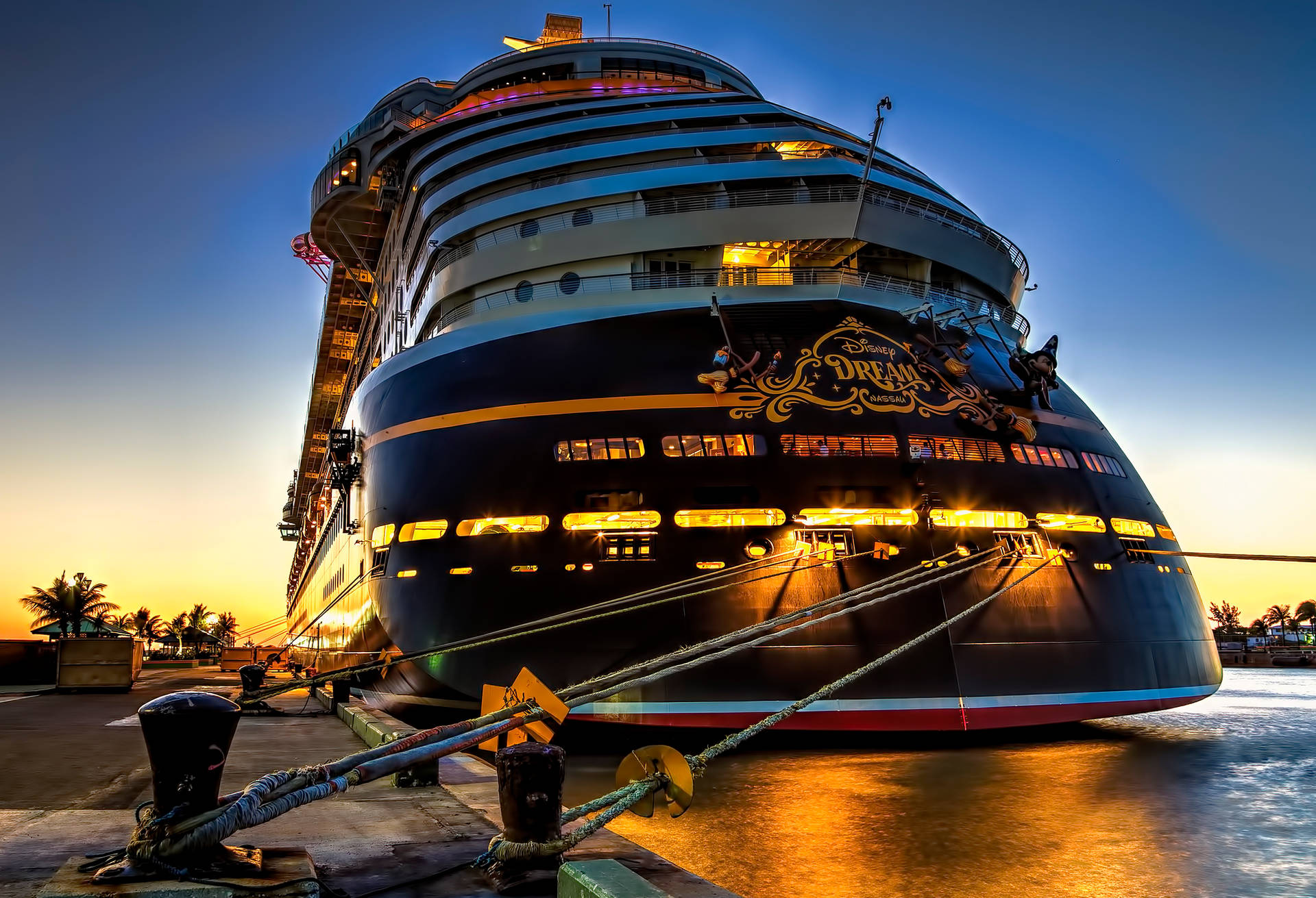 Nassau Bahamas Disney Dream Cruise Ship Wallpaper