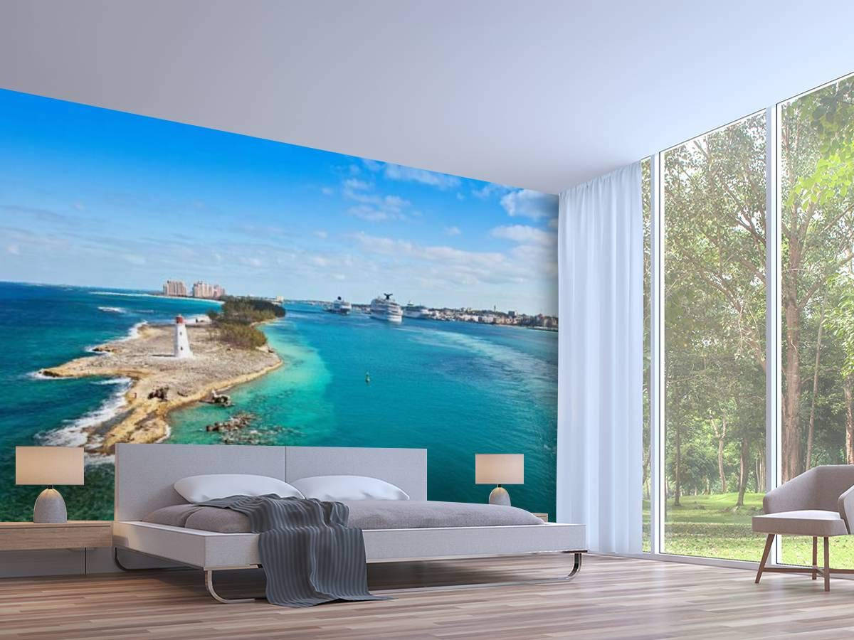 Nassau Bahamas Living Room Mural Wallpaper