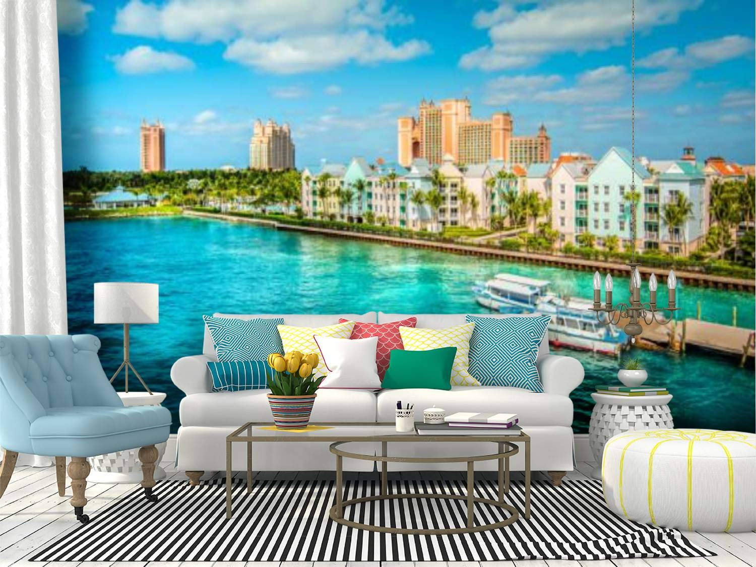 Nassau Bahamas Living Room Set Wallpaper