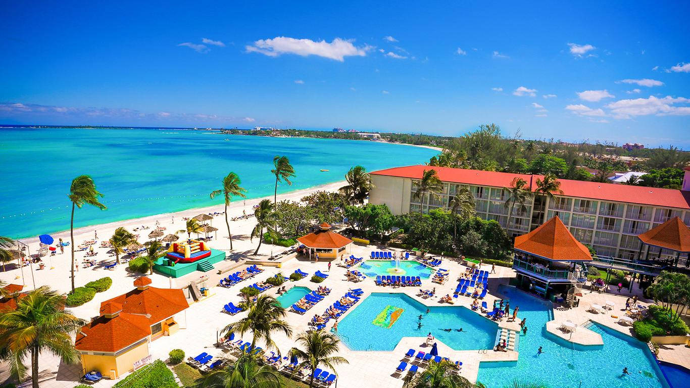 Enchanting Luxury of Nassau Bahamas Pools Wallpaper