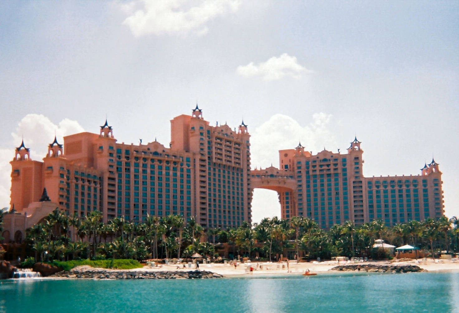 Stunning view of the Royal Resort in Nassau, Bahamas Wallpaper