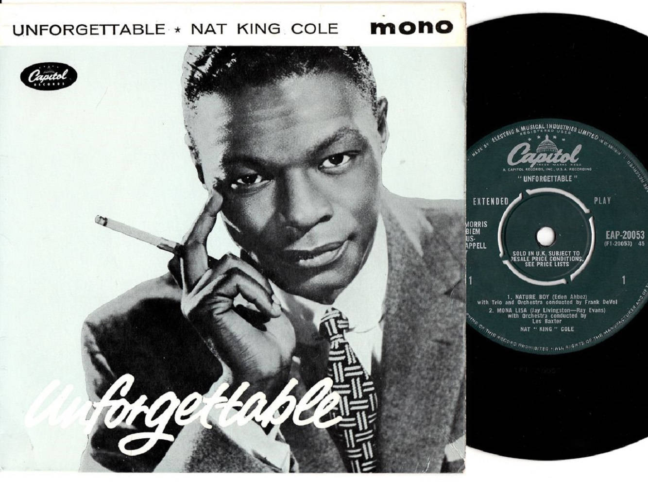 Nat King Cole Jazz Record Wallpaper