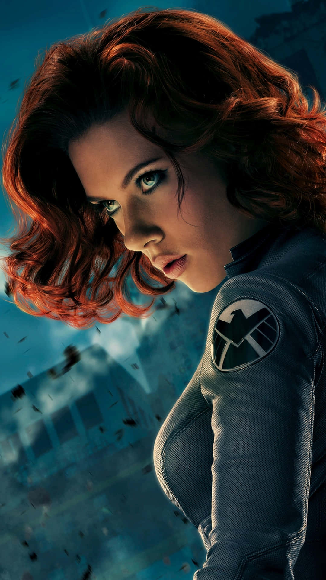 Fearless Avenger Natasha Romanoff Wallpaper