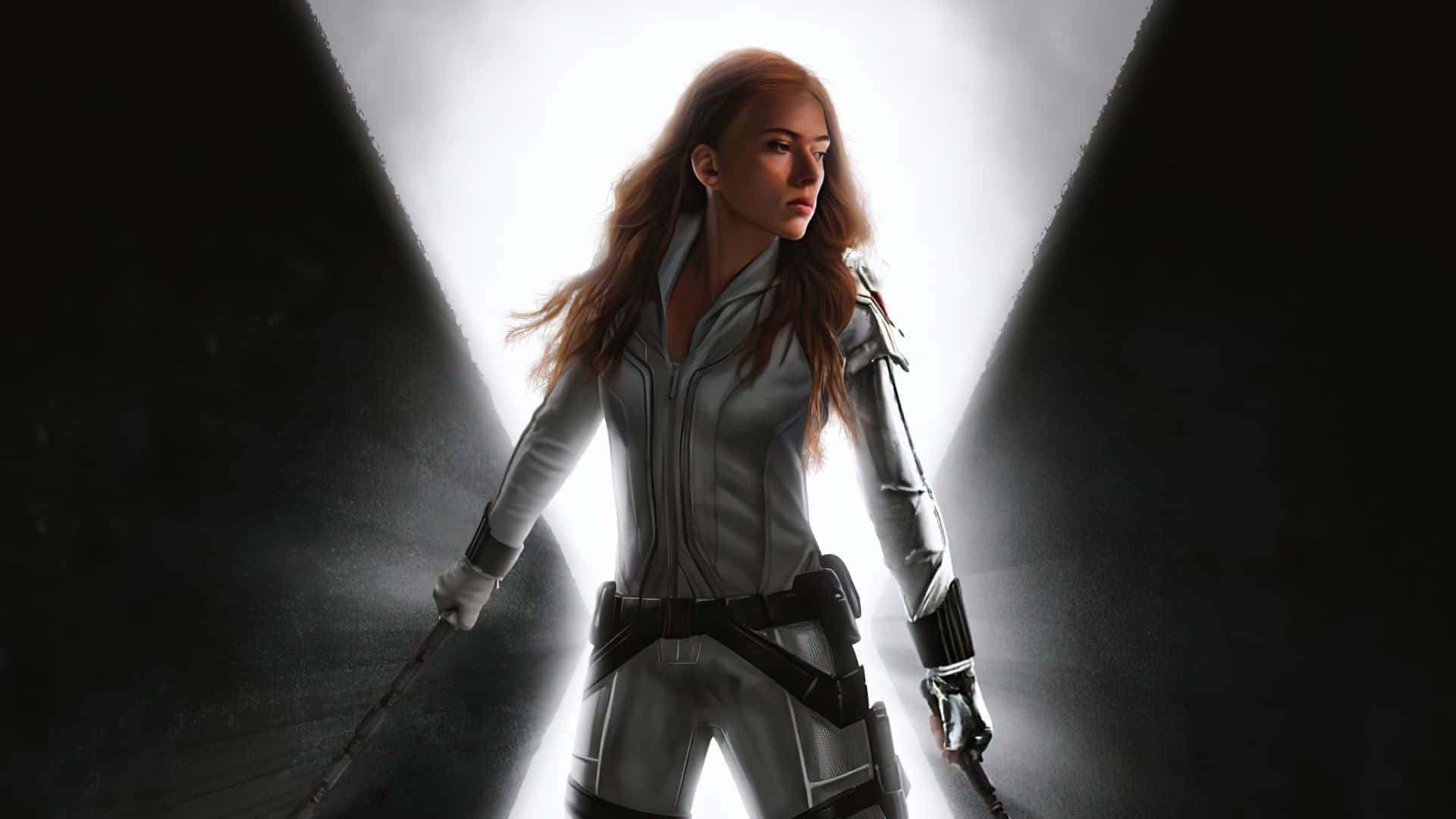 Natasha Romanoff is ready to take on the villains of the Marvel Cinematic Universe. Wallpaper