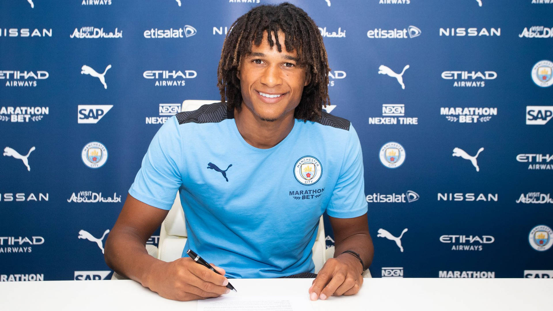 Nathan Ake Signing Manchester City Contract Wallpaper