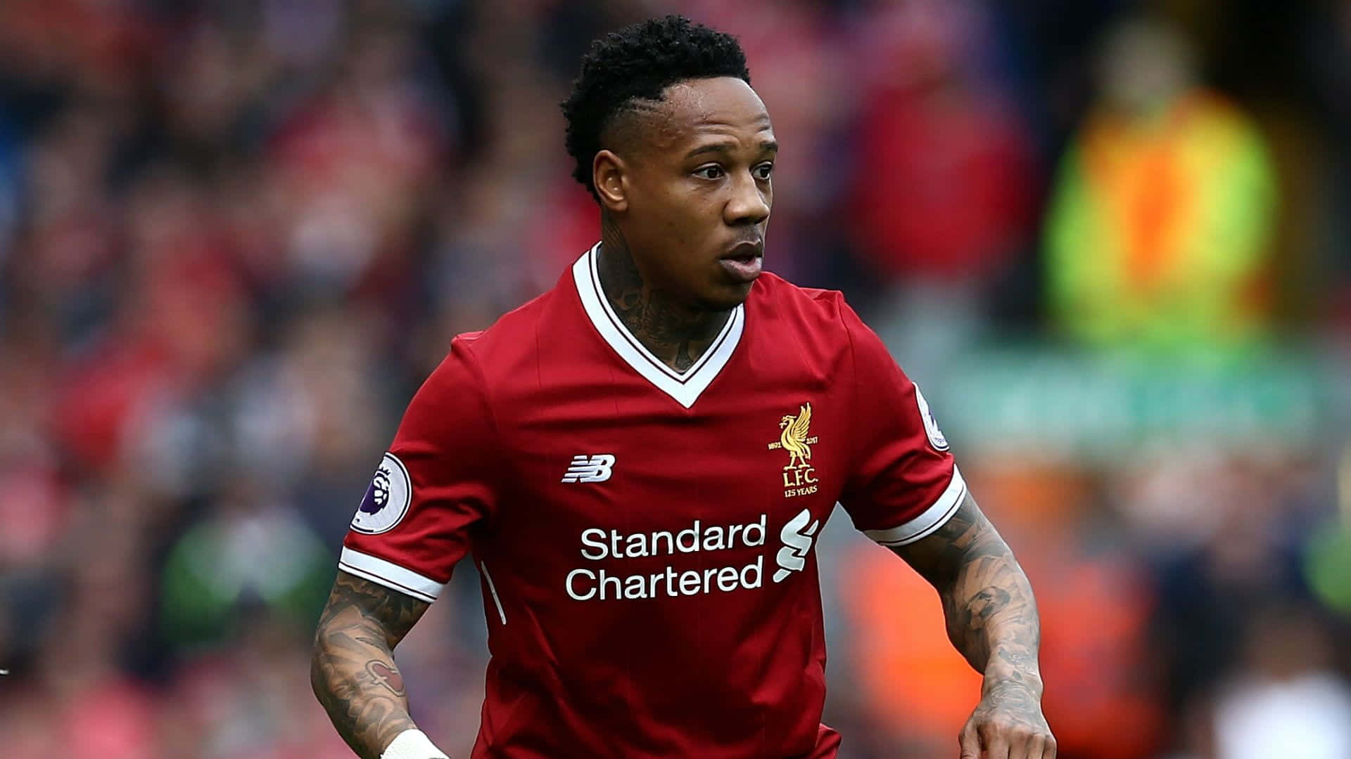 Nathaniel Clyne Looking To His Left Wallpaper