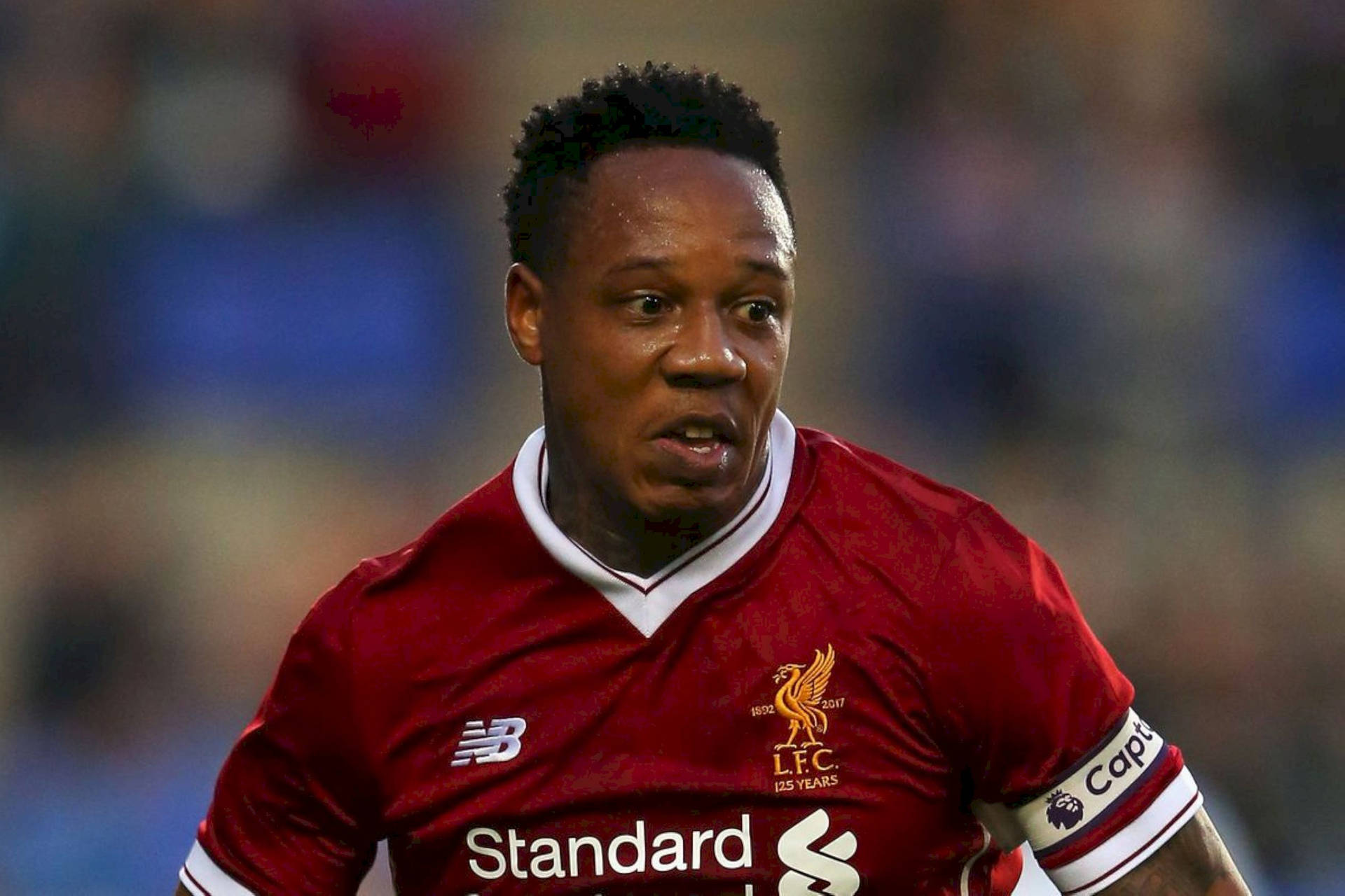 Nathaniel Clyne Red Jersey Up-close Wallpaper