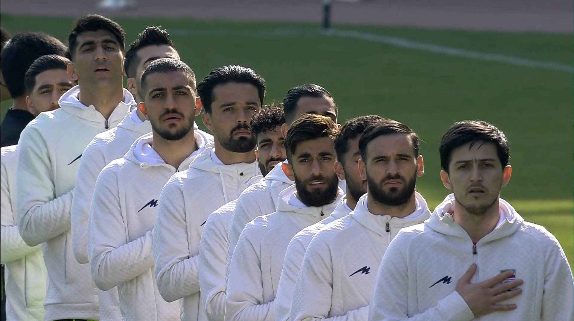 Nationale anthem af Iran National Football Team tapet Wallpaper