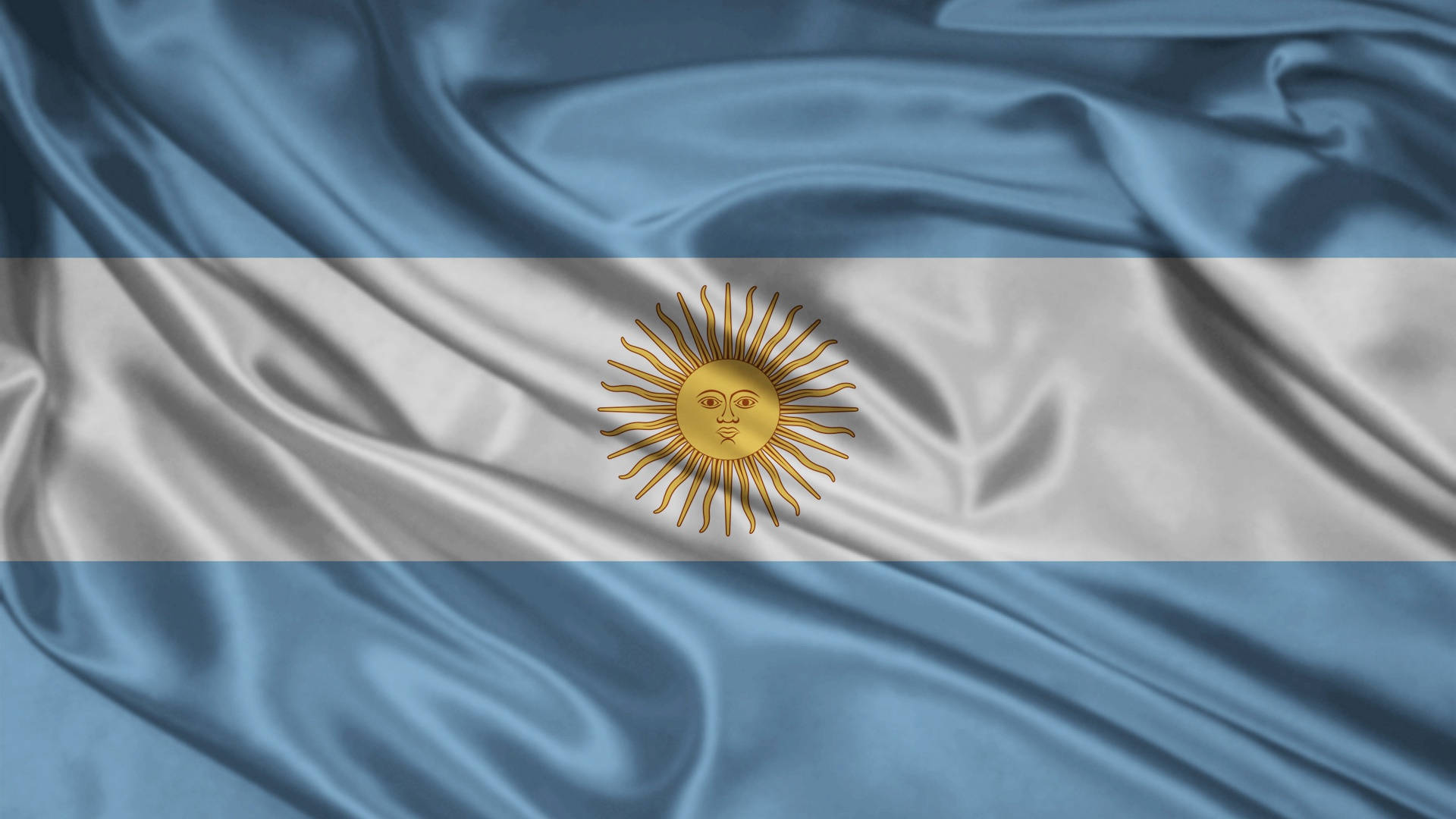 National Flag Of Argentina Background