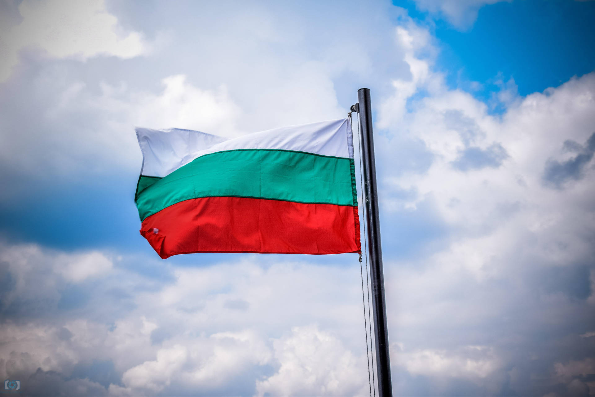 National Flag Of Bulgaria Background