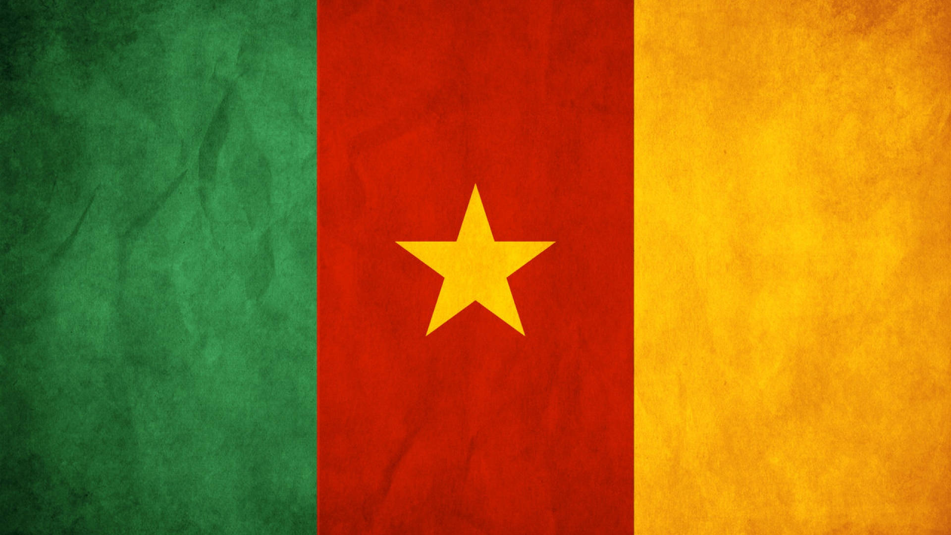 National Flag Of Cameroon Background