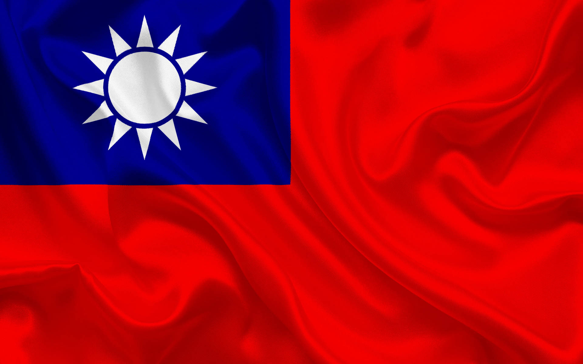 National Flag Of Taiwan Background