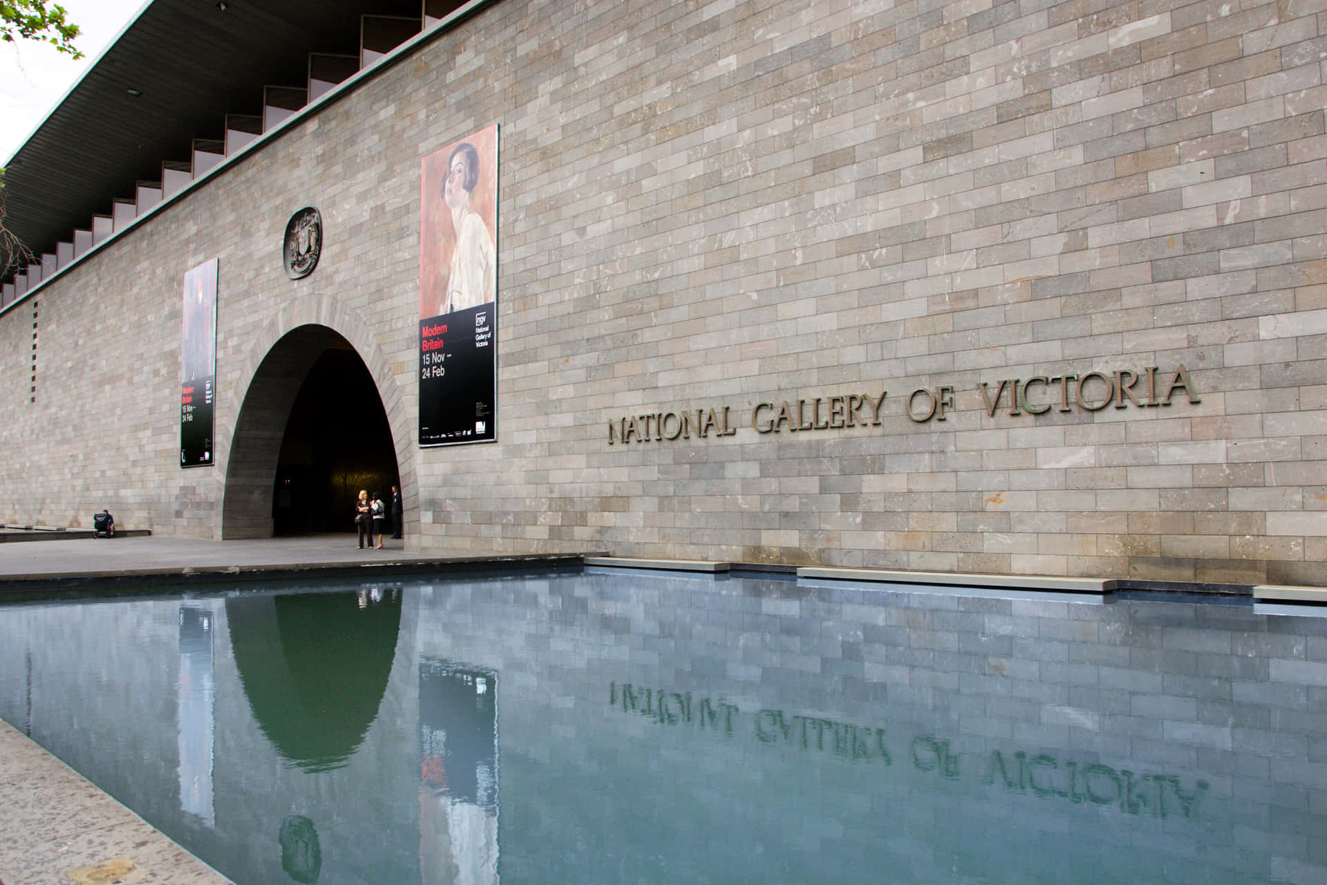 National Galleryof Victoria Entrance Wallpaper