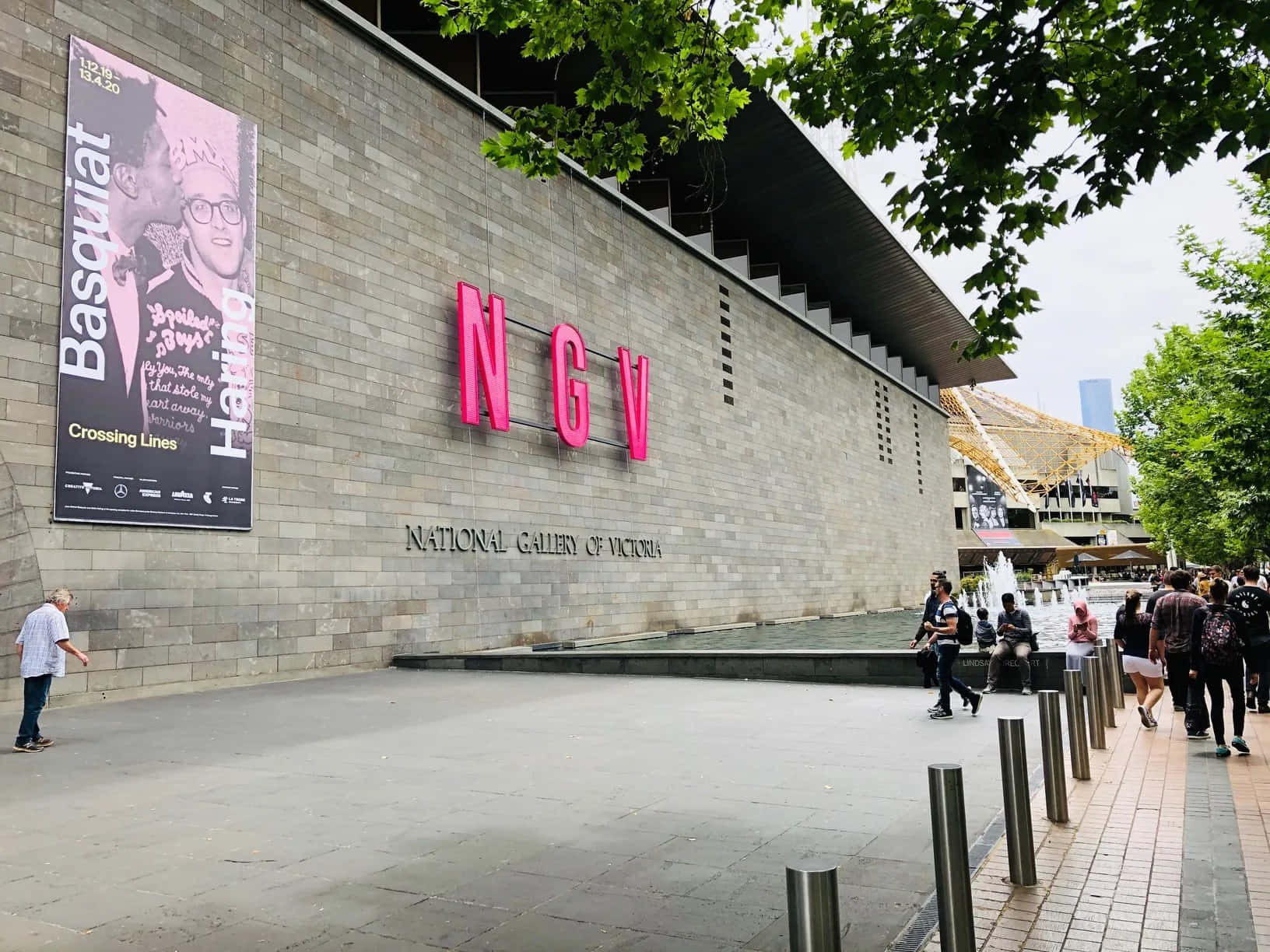 National Galleryof Victoria Exterior Wallpaper