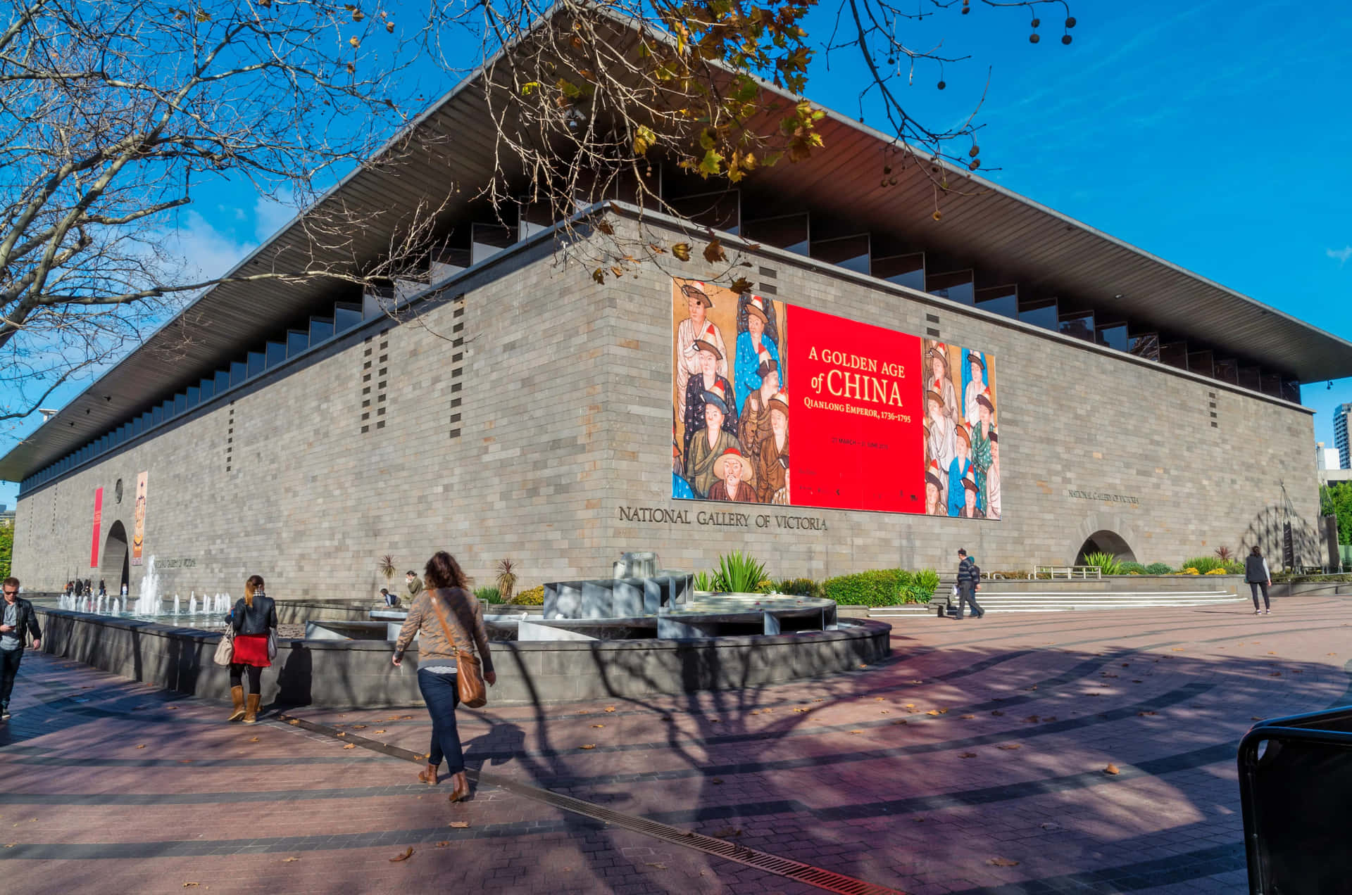 National Galleryof Victoria Exterior Wallpaper