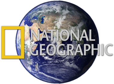 Download National Geographic Logo Over Earth | Wallpapers.com