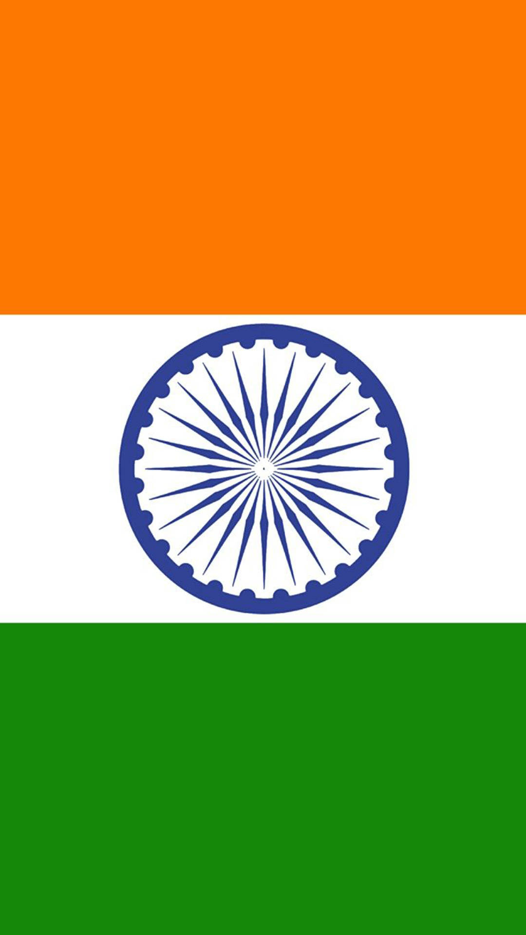 National Indian Flag Mobile Background