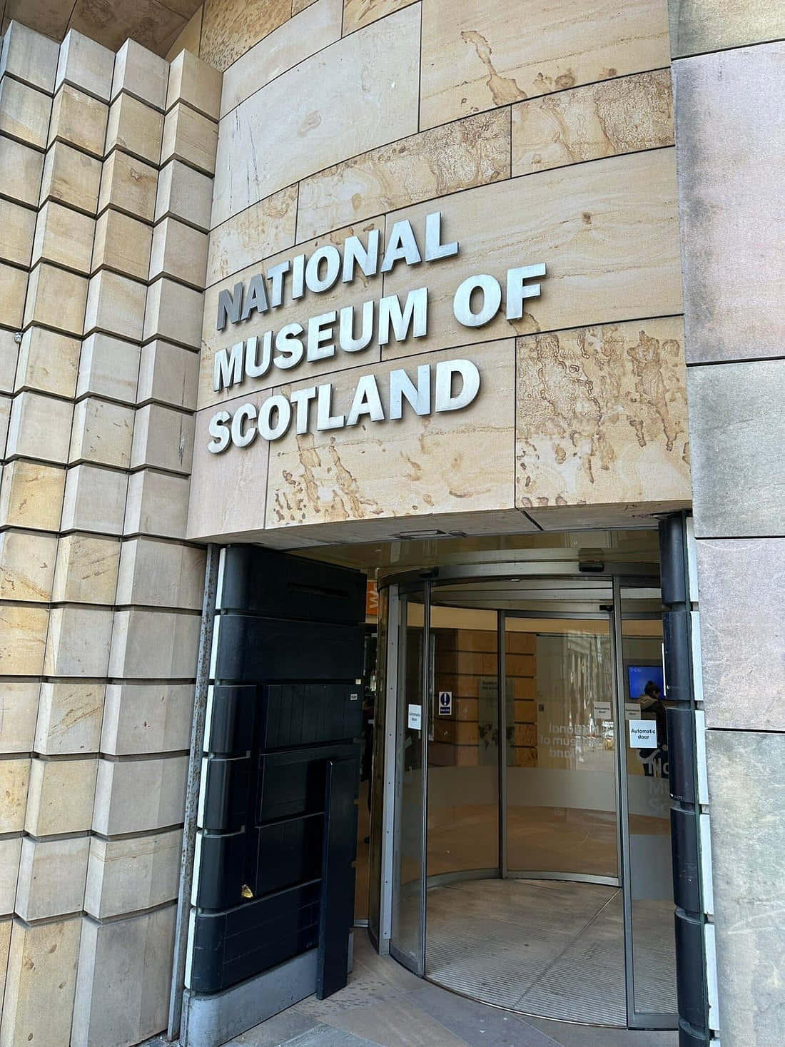 National Museumof Scotland Entrance Wallpaper