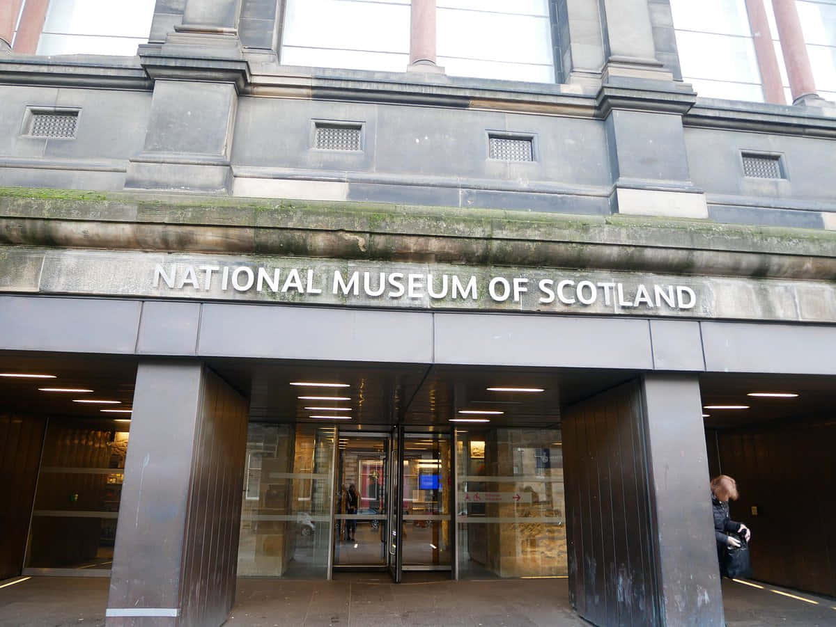 National Museumof Scotland Entrance Wallpaper