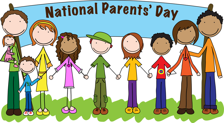 National Parents Day Celebration Cartoon PNG