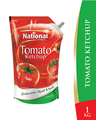 National Tomato Ketchup Pouch1 K G PNG