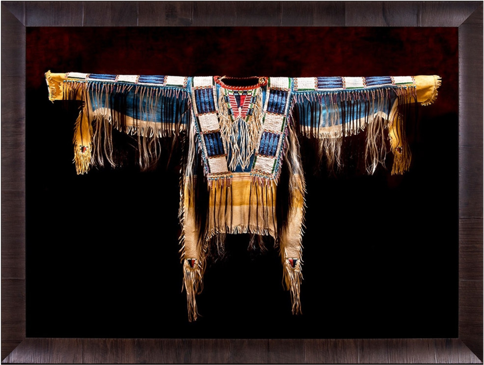 Native American Beaded War Shirt PNG