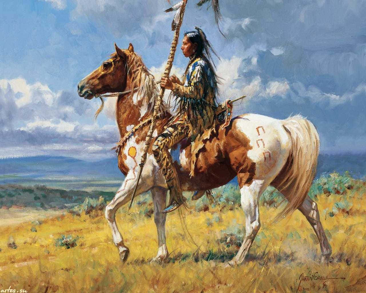Eingeborener Amerikanischer Indianer Wallpaper