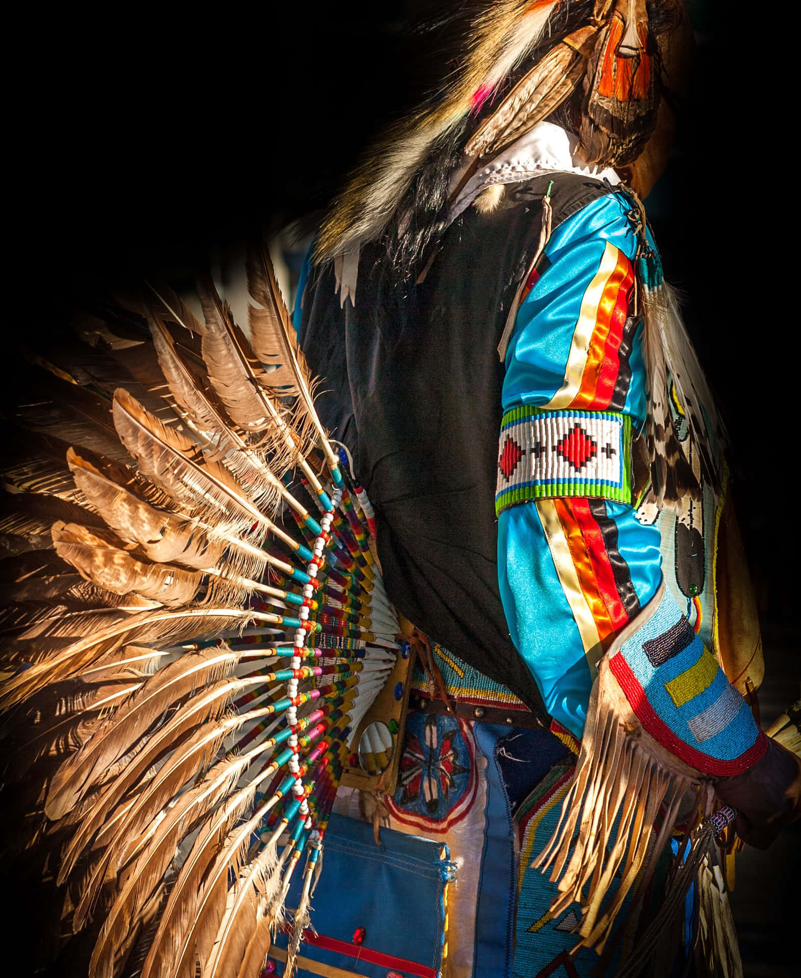 Painted Native American Costume Pictures