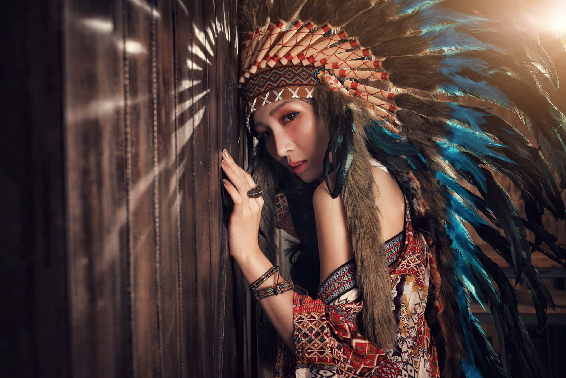 Captivating Native Beauty Wallpaper