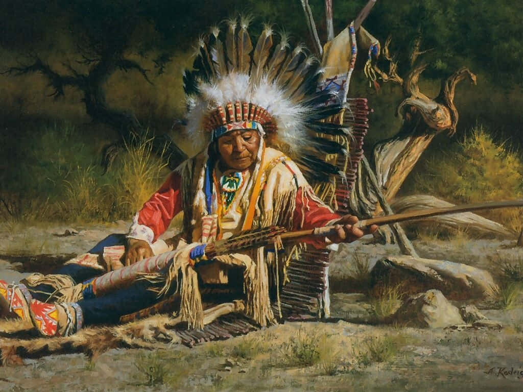"The beauty of the Native American culture" Wallpaper