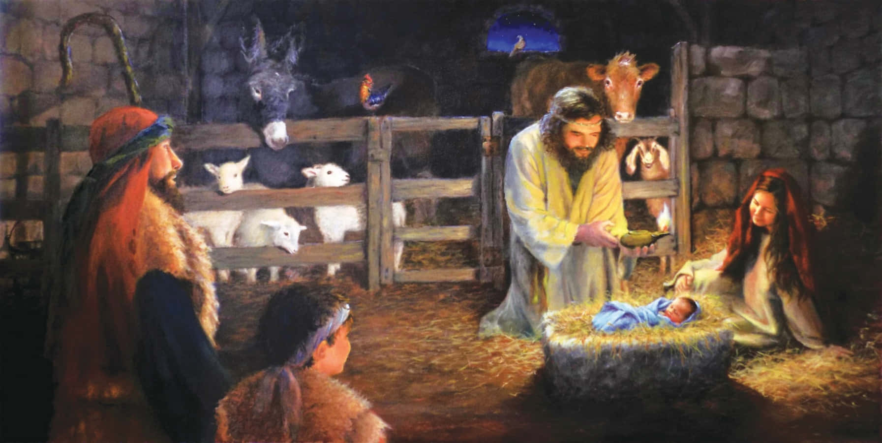 An Illustration of the Nativity Story