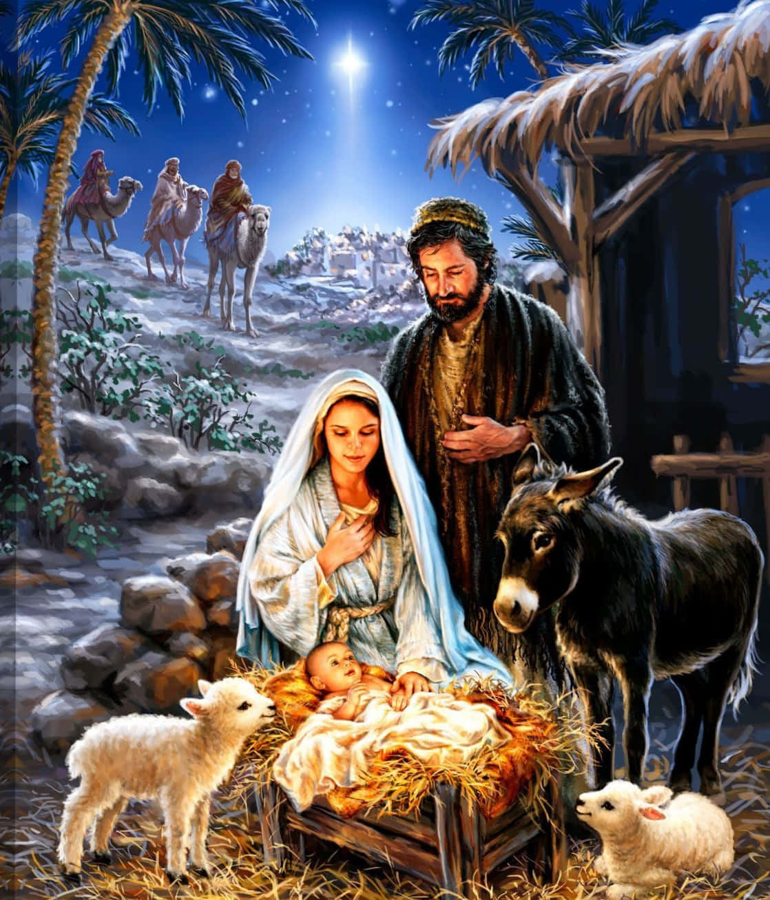 Attfira Miraklet Av Jesu Födelse