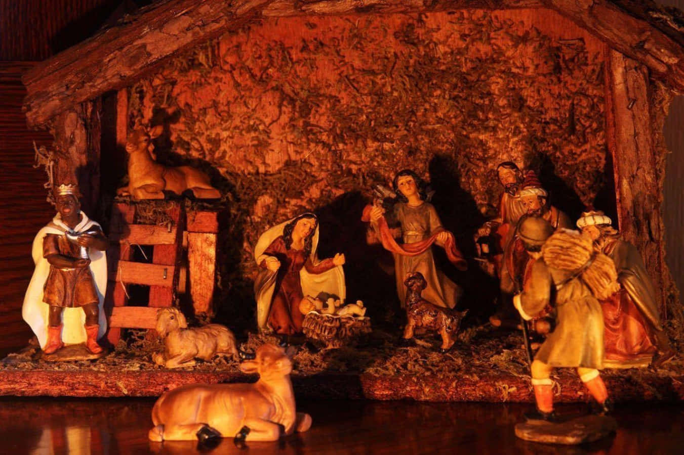 Glorious Christmas Nativity Scene