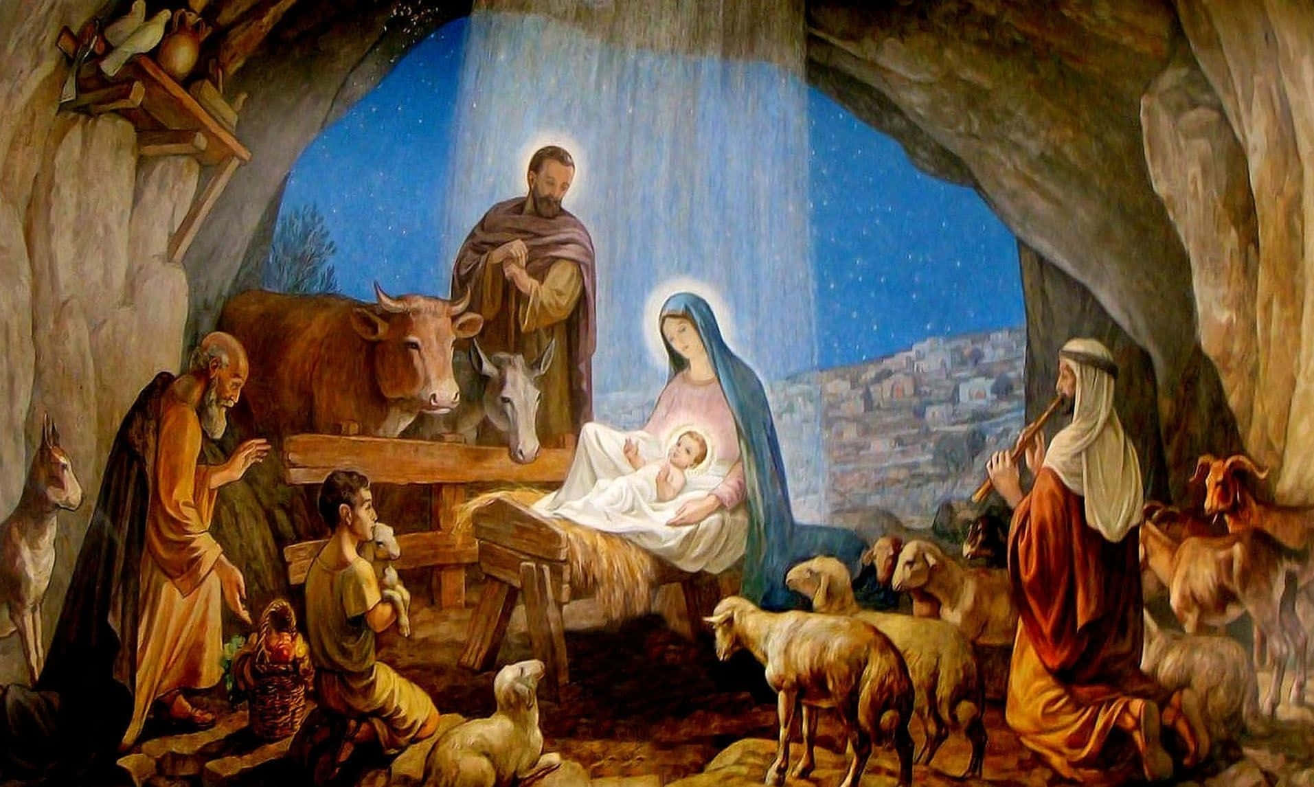 A Beautiful Nativity Scene