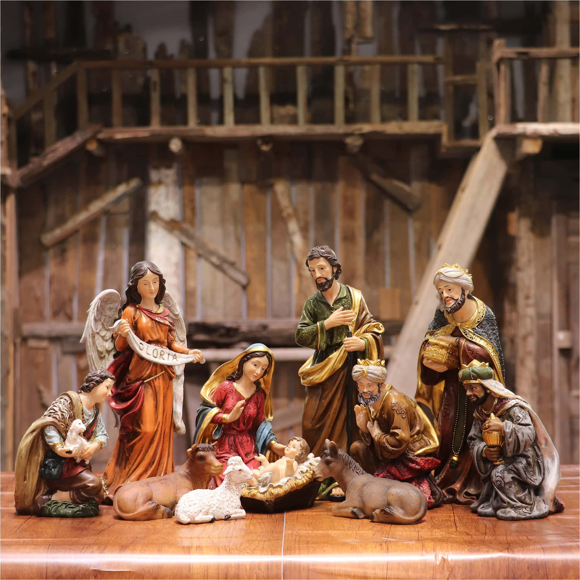 The timeless beauty of the traditional Nativity Scene - a scene familiar to many people around the world